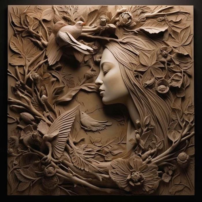 نموذج ثلاثي الأبعاد لآلة CNC 3D Art 